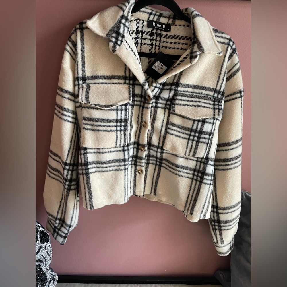 NWT Blue B Shacket sz Medium